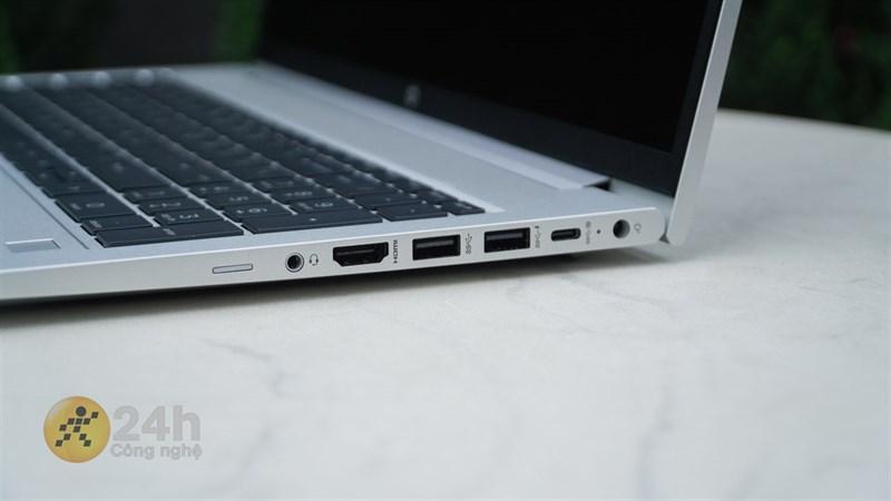 Cạnh trái của HP Probook 450 G9.