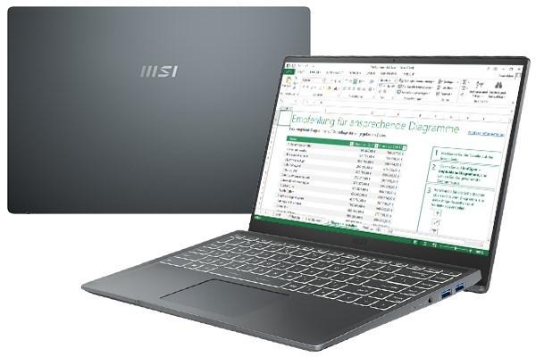 Laptop MSI Modern 14 B11MOU mượt mà với các tác vụ