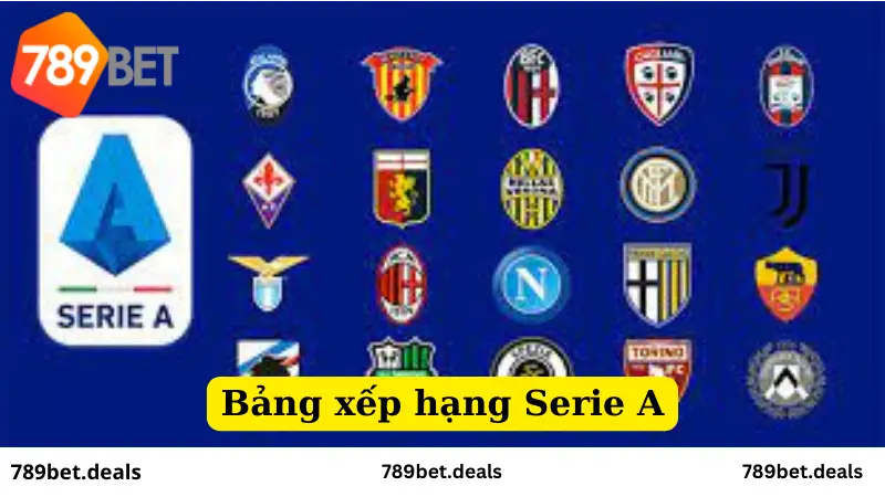 Cùng nhà cái 789 Bet tìm hiểu về bảng xếp hạng Serie A