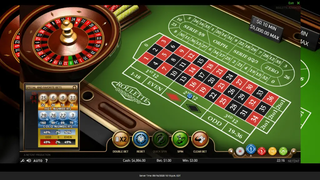 Trò chơi Roulette - Đa dạng cược siêu hấp dẫn