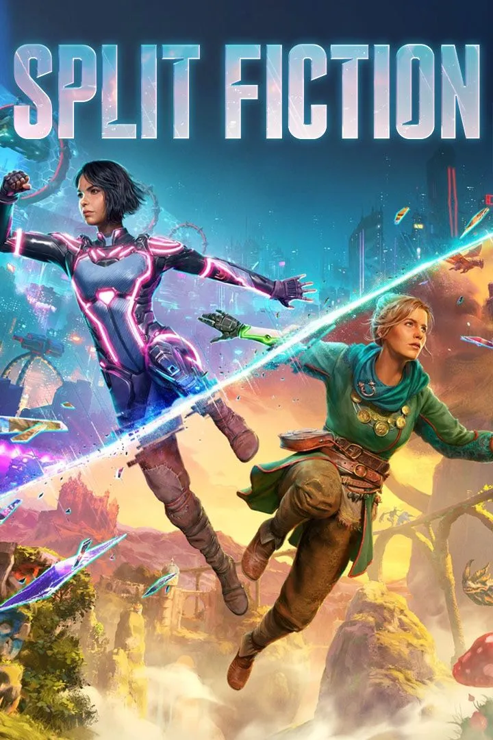 Ảnh bìa chính thức của game Split Fiction