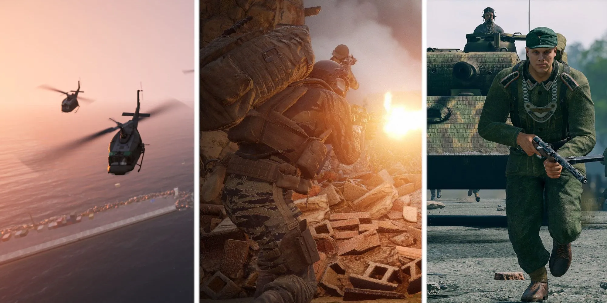 Ảnh bìa tổng hợp các tựa game tương tự Delta Force với phong cách bắn súng chiến thuật