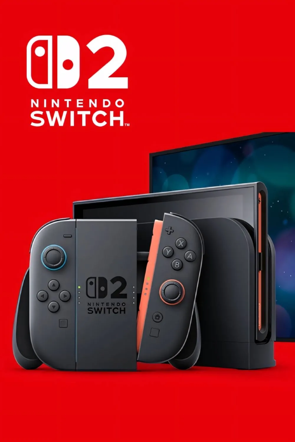 Ảnh bìa trang thông tin về Nintendo Switch 2 trên website, biểu tượng của máy console mới.