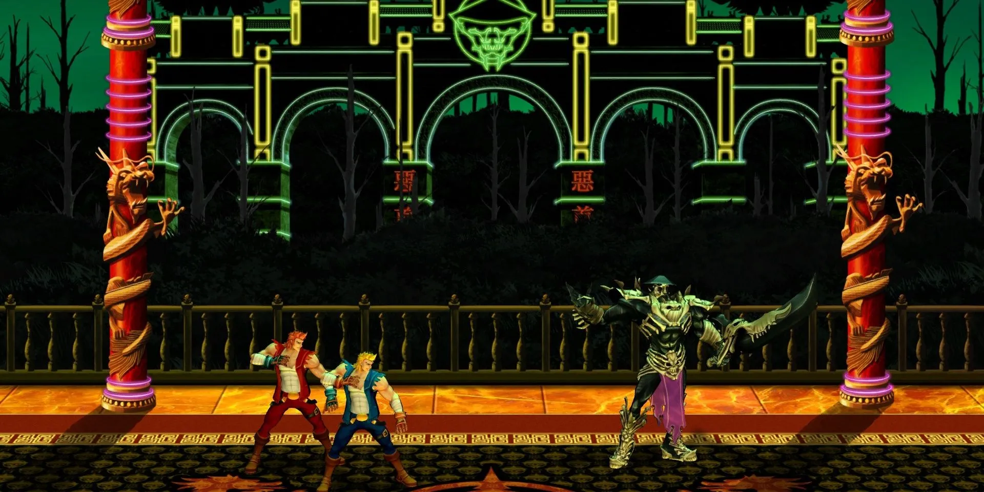 Anh em nhà Lee đại náo Double Dragon Neon cùng Skullmageddon