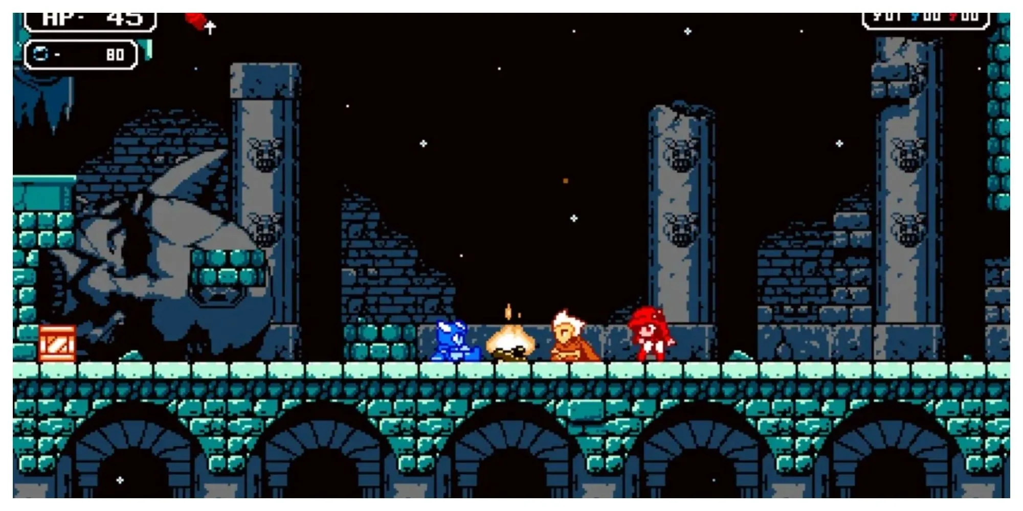 Astalon: Tears of the Earth - game Metroidvania pixel art thử thách với ba nhân vật