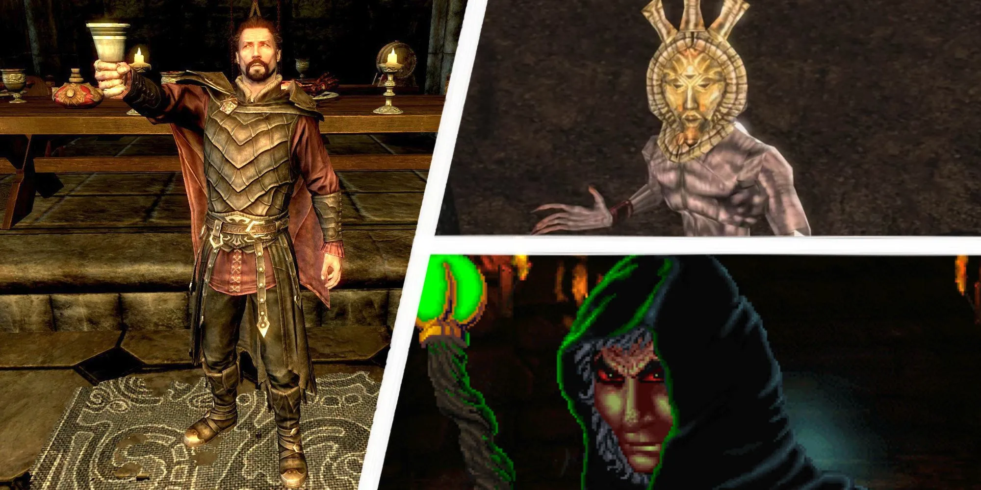 Ba phản diện đáng nhớ trong series The Elder Scrolls: Lord Harkon (Skyrim), Dagoth Ur (Morrowind) và Jagar Tharn (Arena)