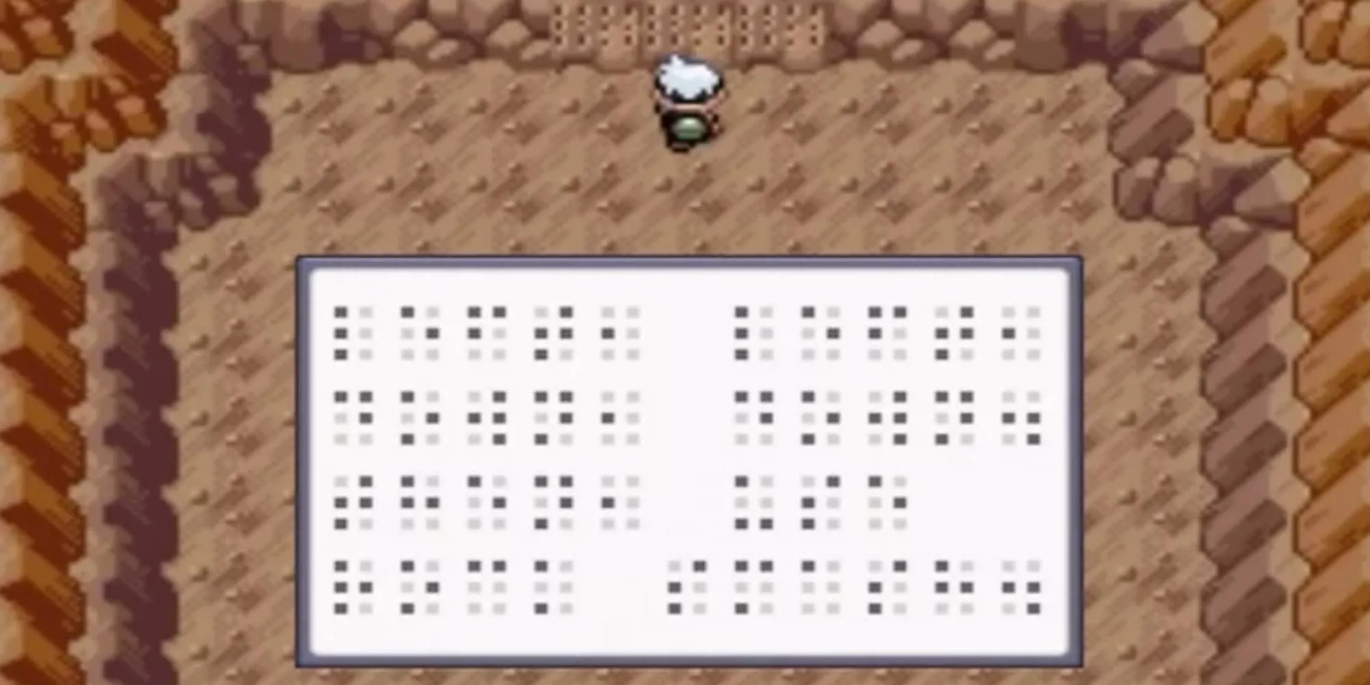 Bảng chữ nổi Braille bí ẩn trong game Pokemon Ruby