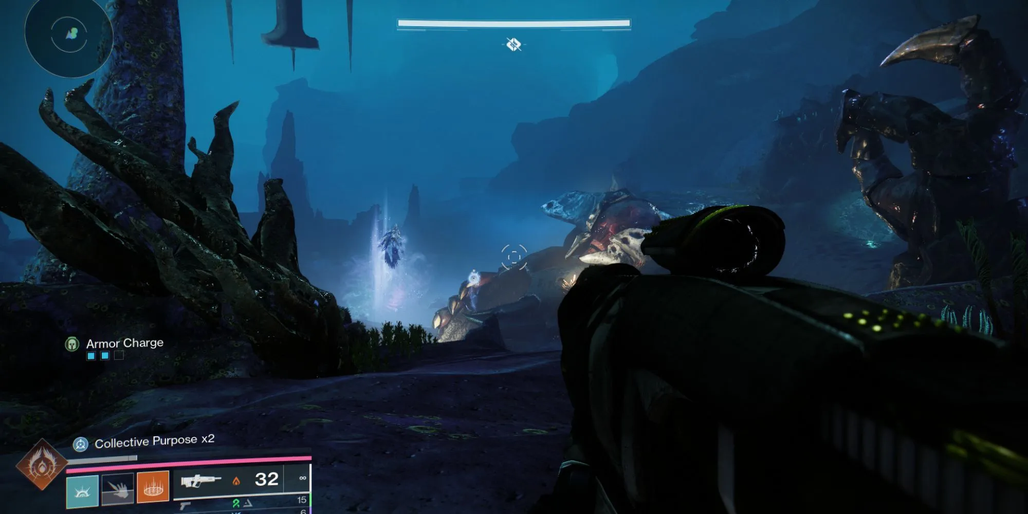 Bắt đầu Gặp gỡ Thứ ba trong Destiny 2 Dungeon Ghosts of the Deep bằng cách bóp Ghost