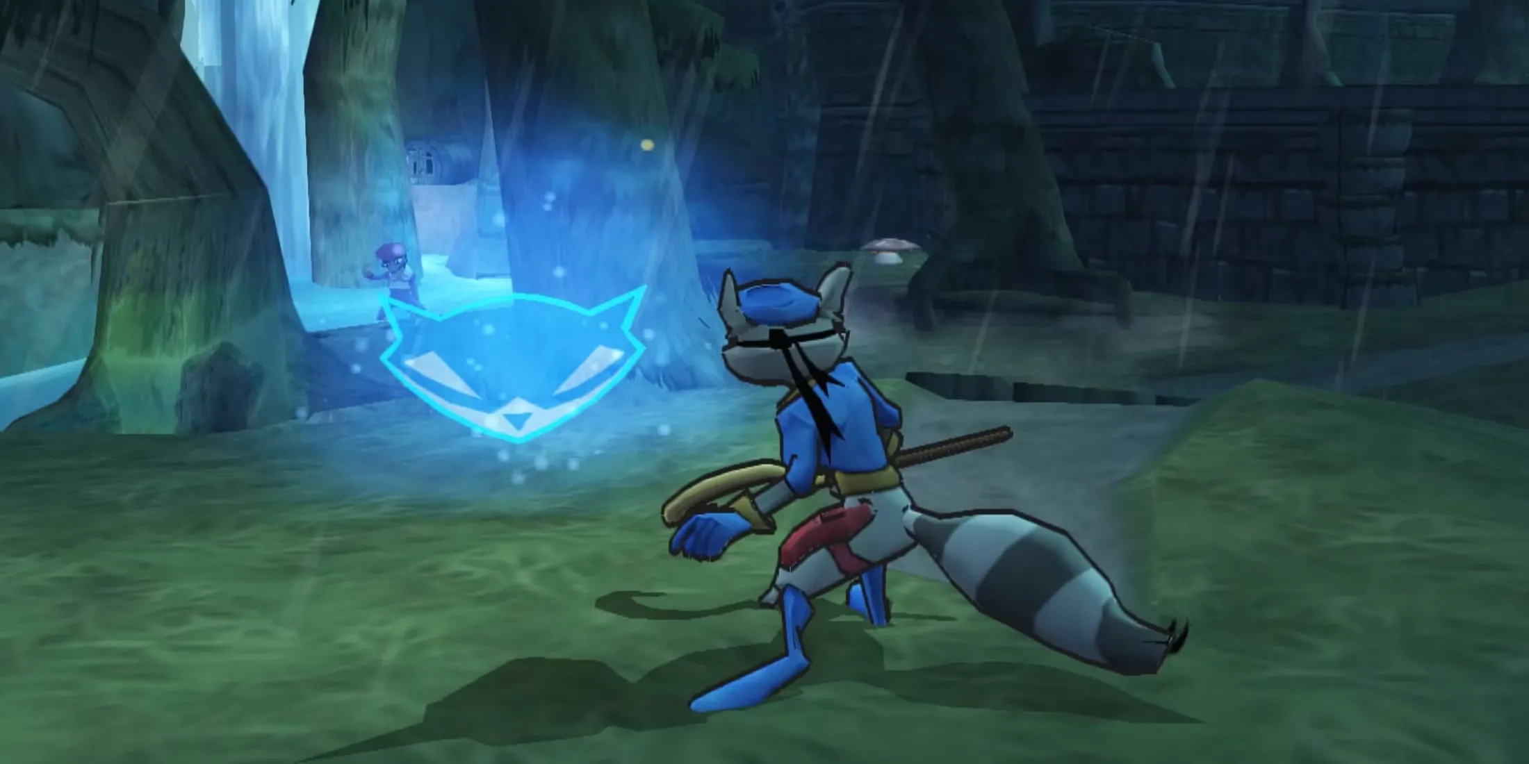 Bộ ba Sly Cooper, Bentley và Murray trên bìa game Sly 2 Band of Thieves - một hậu bản hoàn hảo của Sucker Punch