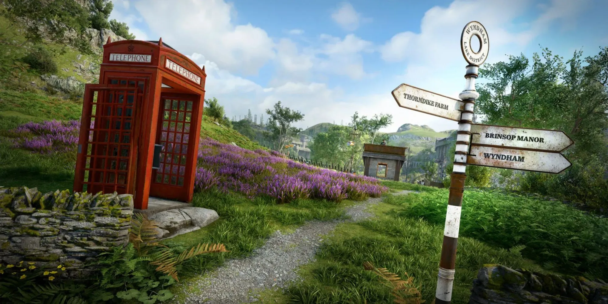 Bốt điện thoại đỏ đặc trưng và khung cảnh hoang tàn trong Atomfall, hứa hẹn một tựa game bom tấn tiềm năng.