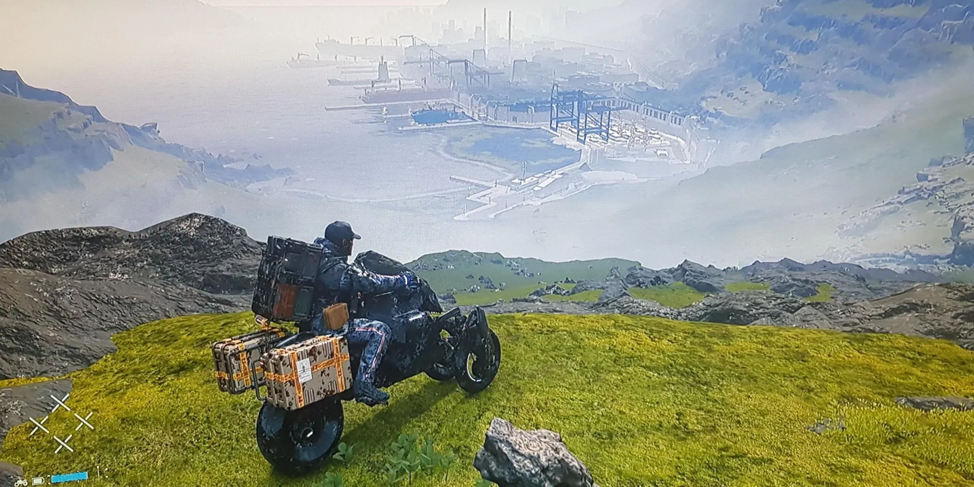 Cảnh quan rộng lớn và hùng vĩ trong Death Stranding