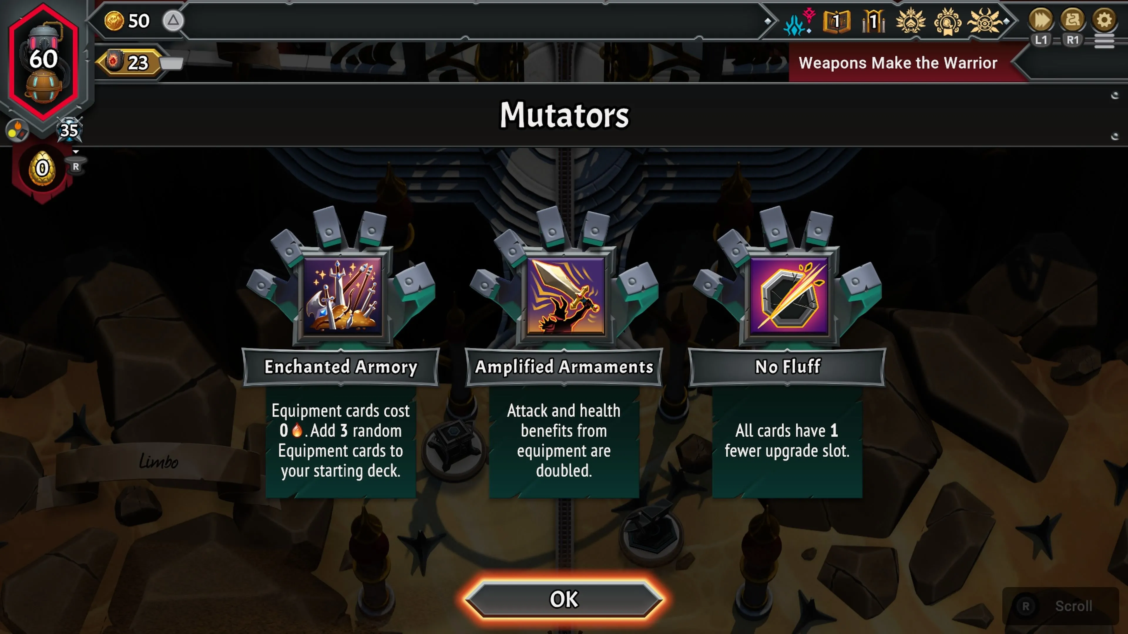 Danh sách Mutator (Yếu Tố Biến Đổi) cho một Thử Thách Dimensional cụ thể trong Monster Train 2