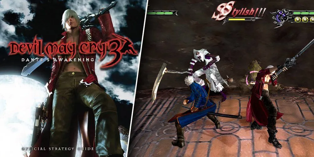 Dante trong Devil May Cry 3, một trong những game PS2 hành động chặt chém hay nhất