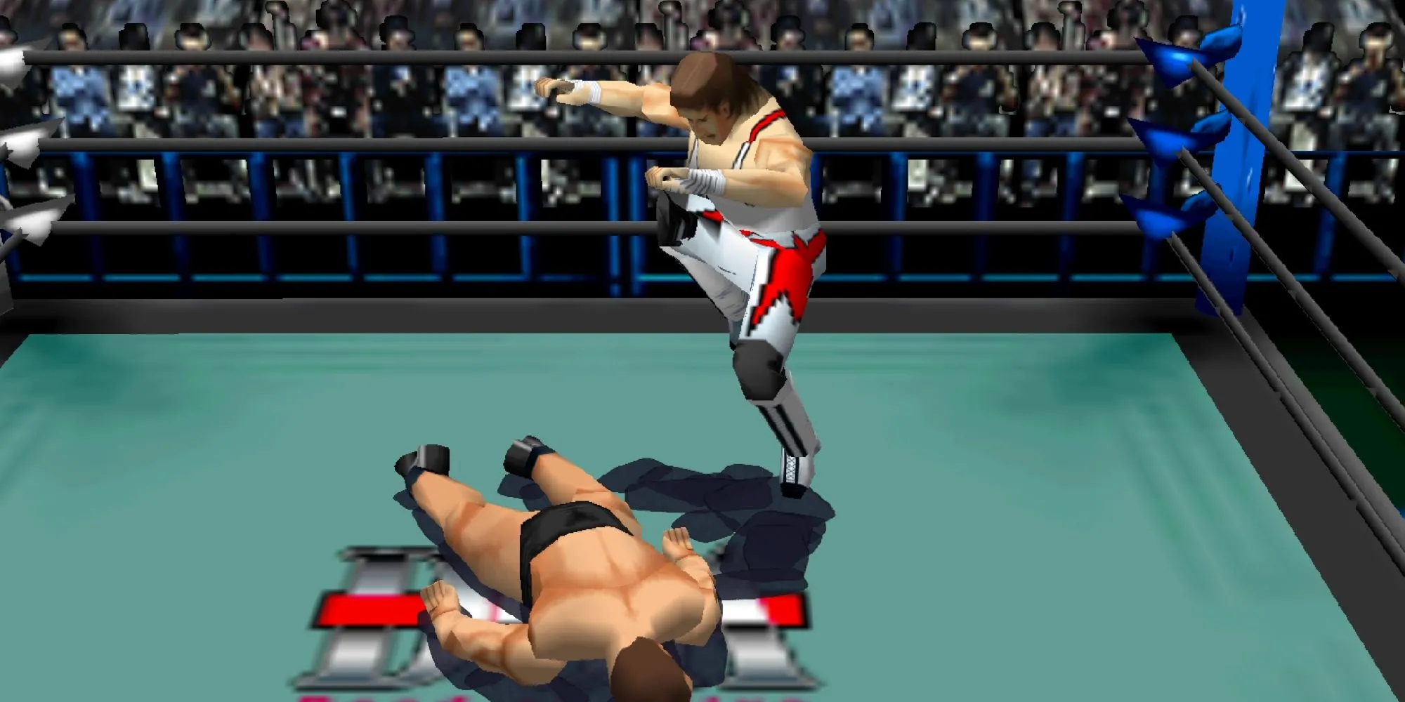 Eddie Guerrero thực hiện cú knee drop trong WCW vs. nWo: World Tour