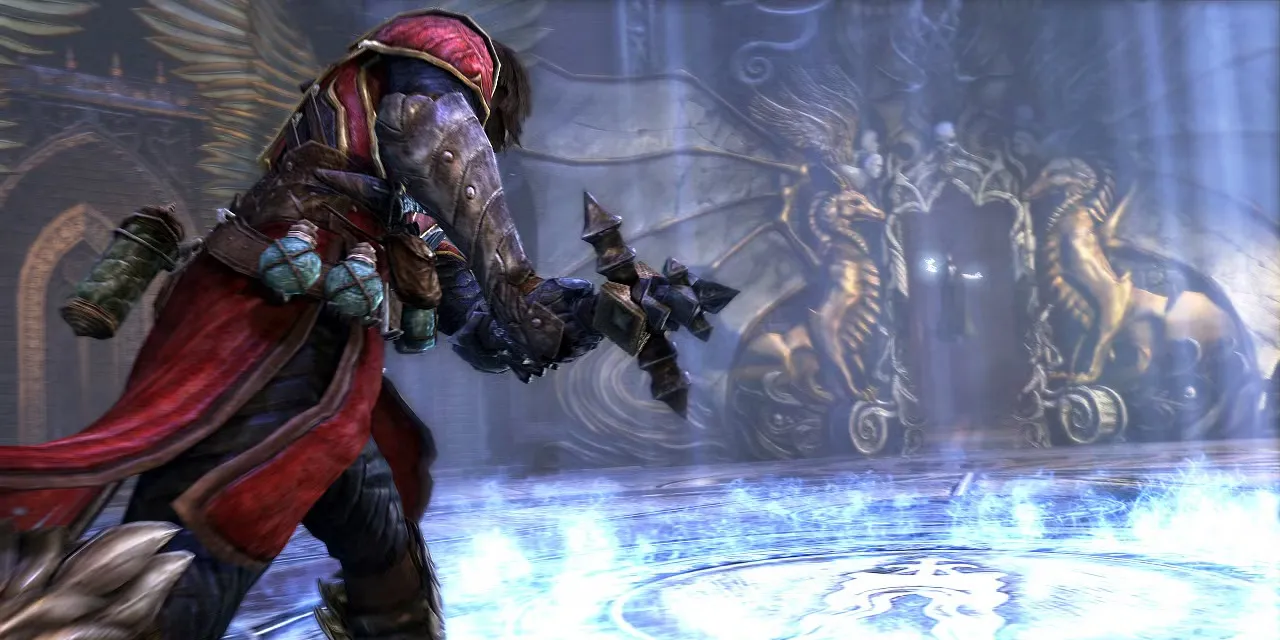 Gabriel Belmont chiến đấu trong Castlevania Lords of Shadow