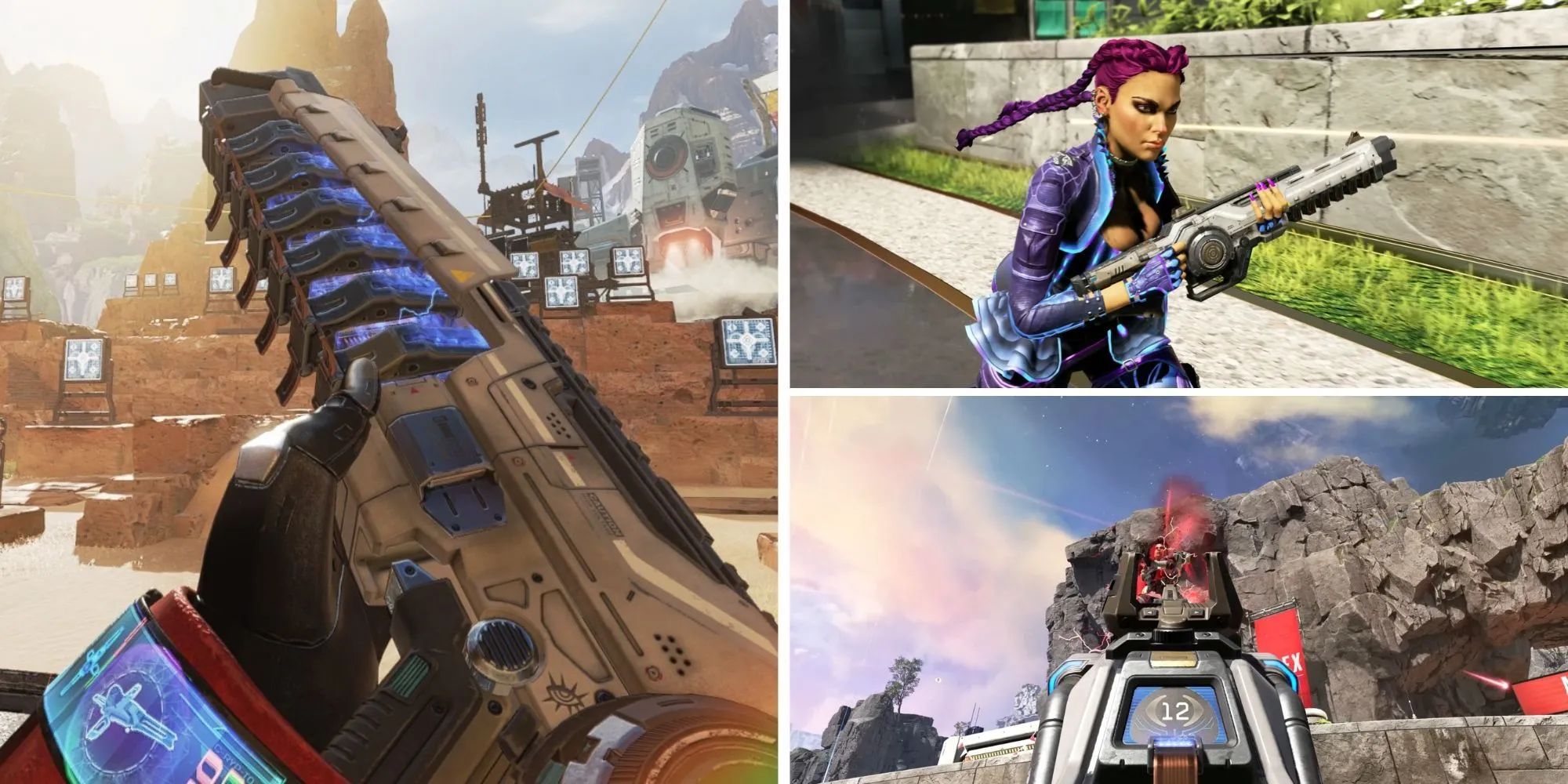 Game thủ kiểm tra khẩu Nemesis AR trong Apex Legends