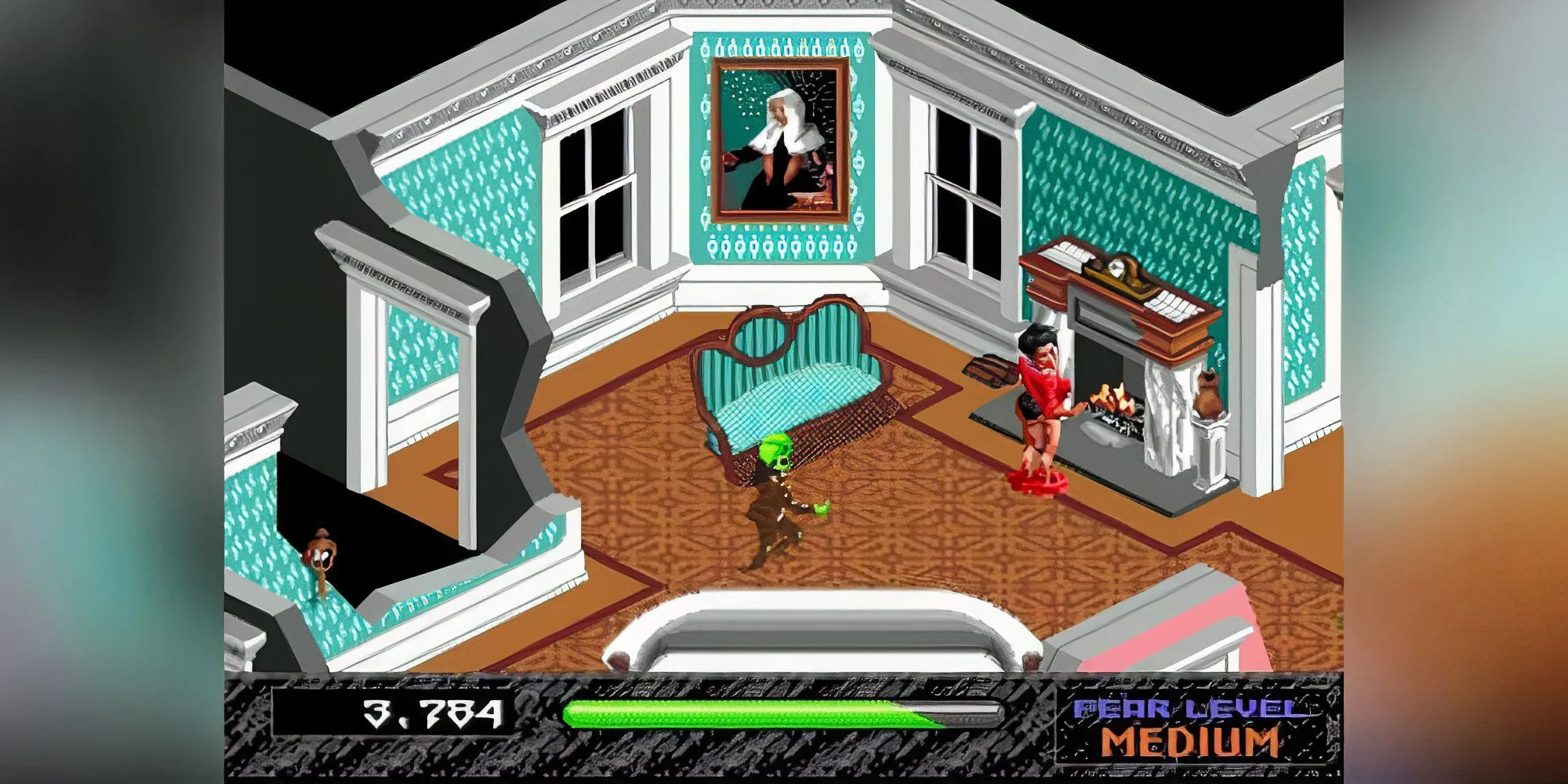 Gameplay cổ điển của game Haunting Starring Polterguy trên Sega Genesis