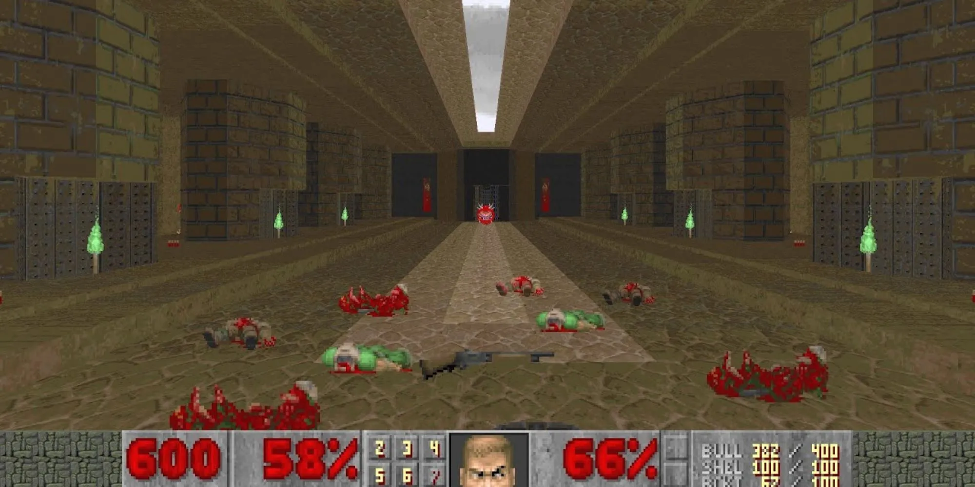 Gameplay của Final Doom với giao diện cổ điển