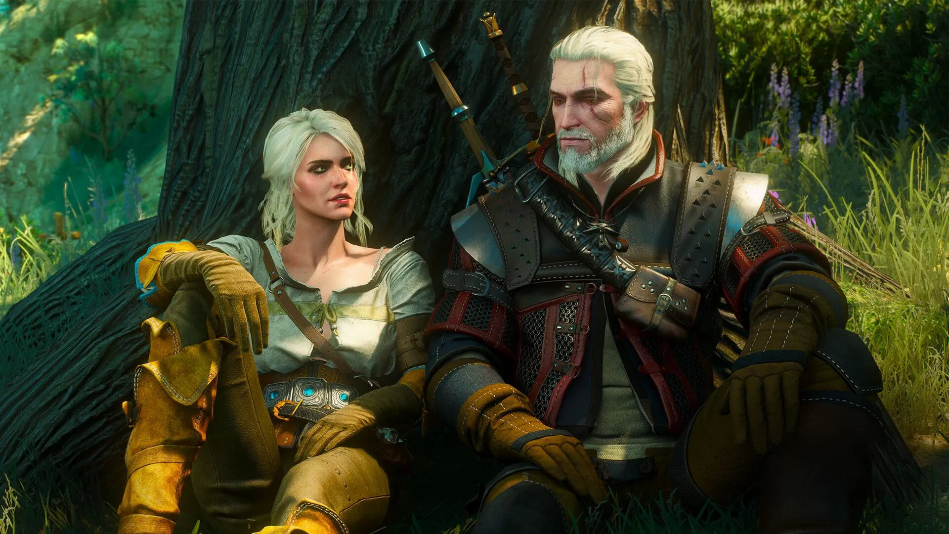 Geralt và Ciri trong thế giới The Witcher 3 Wild Hunt