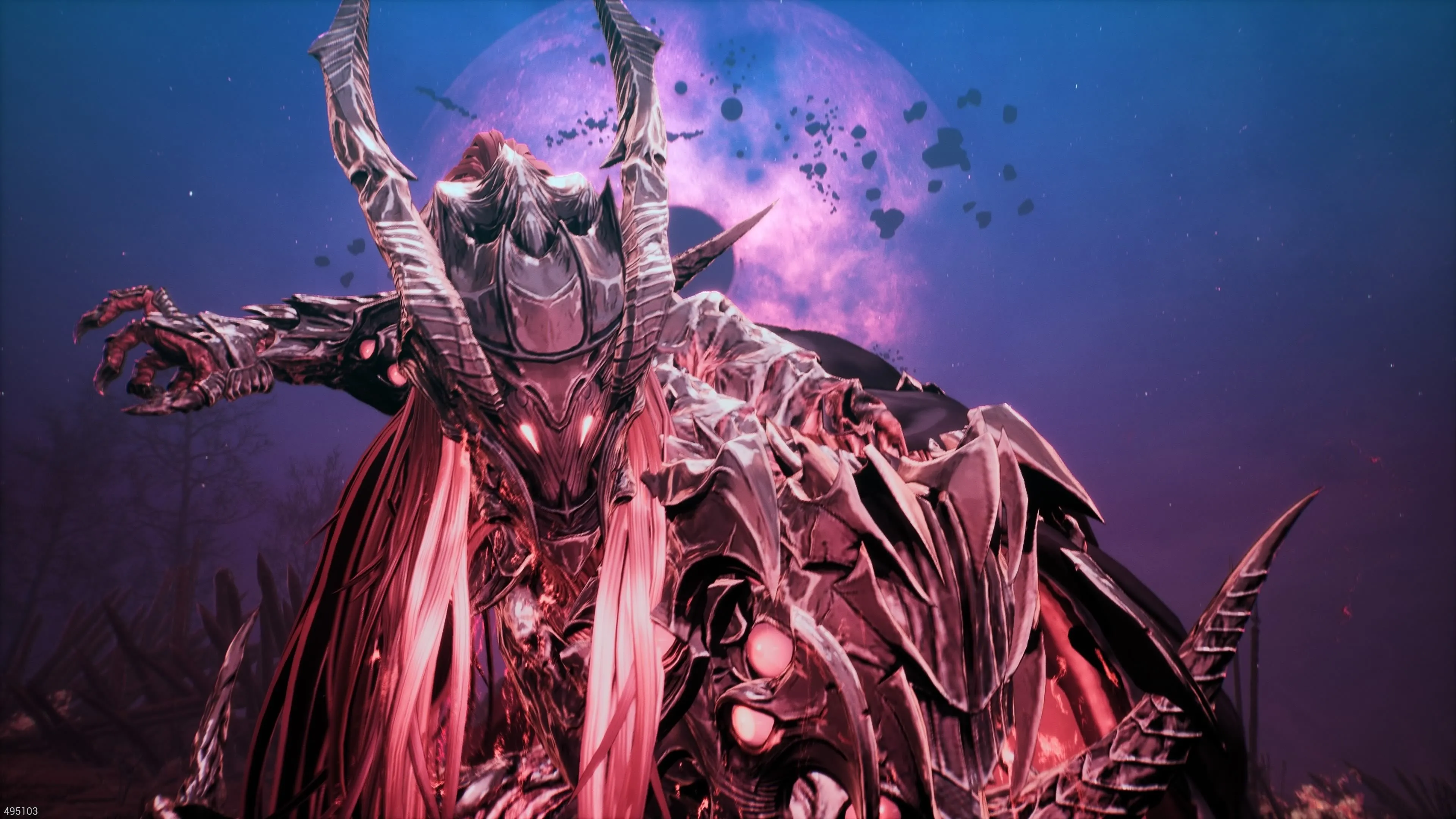 Giao diện chiến đấu với boss Blade Phantom trong The First Berserker Khazan