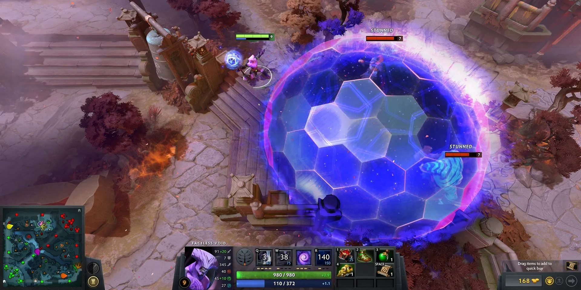 Giao tranh tổng nảy lửa giữa các Hero trong một trận đấu Dota 2