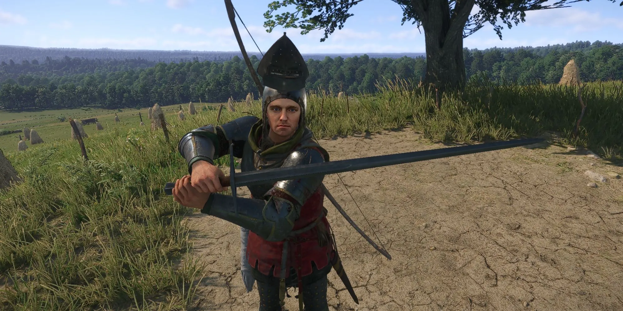 Henry cầm Kiếm Dài Đấu Tay Đôi trong Kingdom Come Deliverance 2