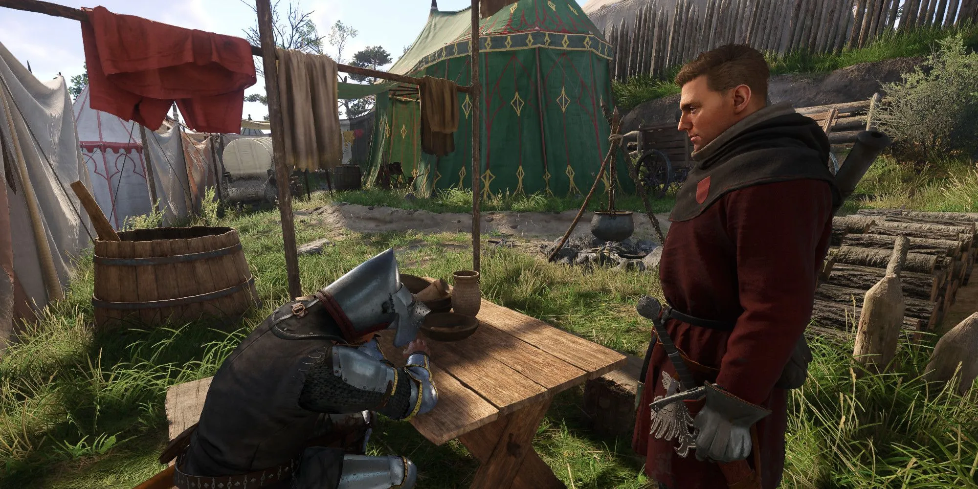 Henry trong Kingdom Come Deliverance 2 tại địa điểm nhiệm vụ Lost Honor