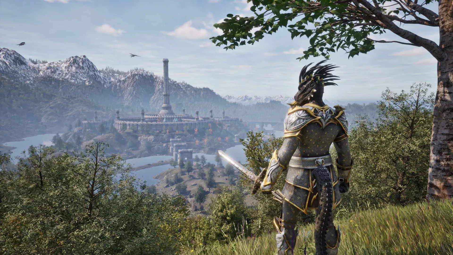 Hiệp sĩ trong The Elder Scrolls IV Oblivion Remastered, đồ họa game nâng cấp