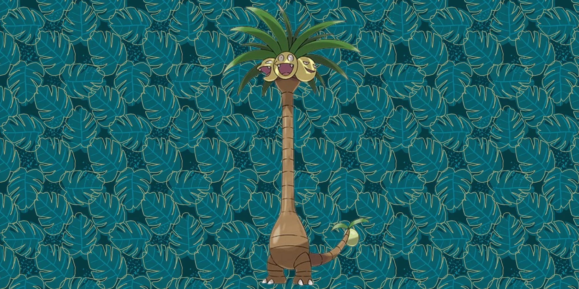 Hình ảnh Alolan Exeggutor với chiếc cổ siêu dài đặc trưng