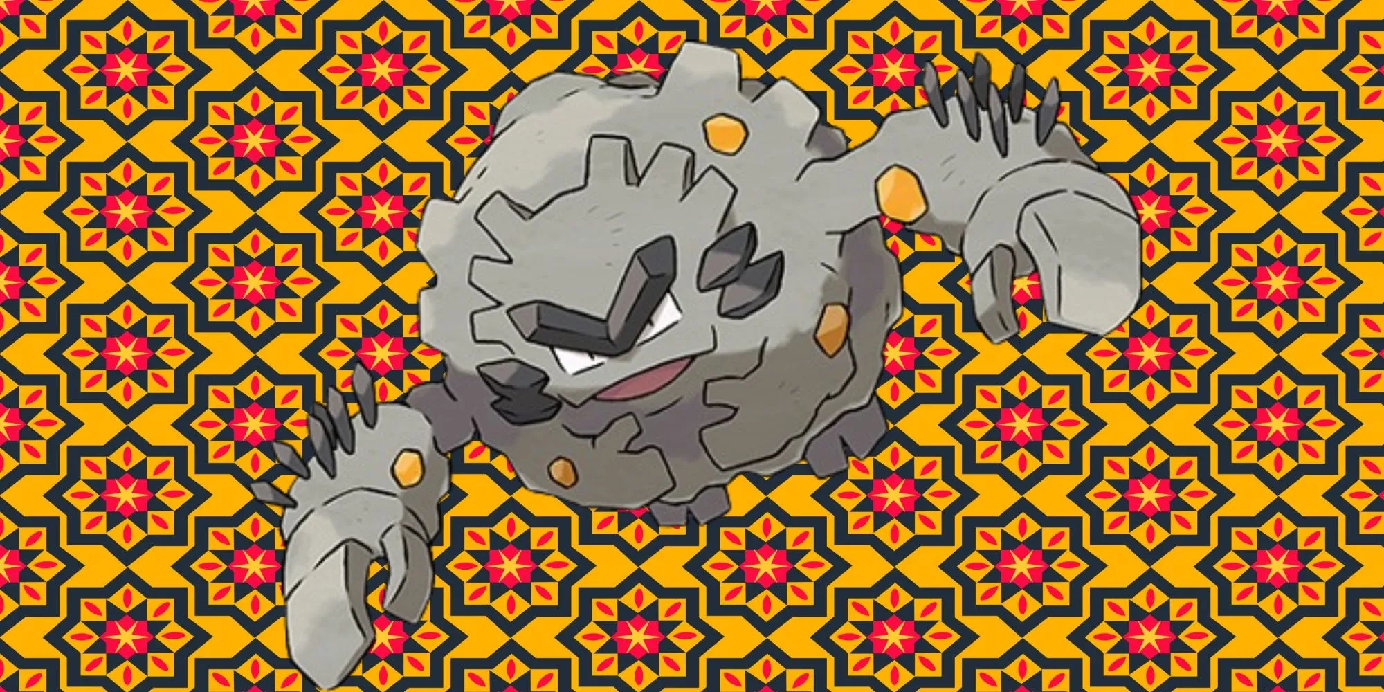 Hình ảnh Alolan Graveler với bộ râu và lông mày đá nam châm rõ rệt hơn