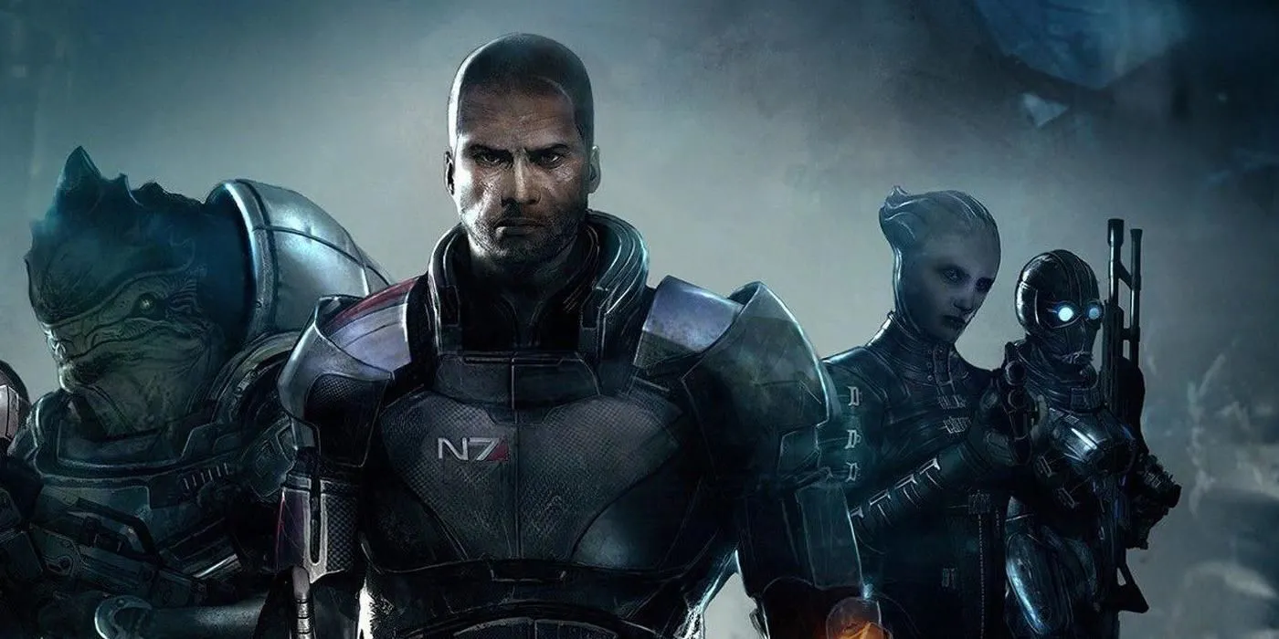 Hình ảnh quảng bá dòng game Mass Effect, đội ngũ phát triển có mâu thuẫn với Dragon Age team theo lời David Gaider