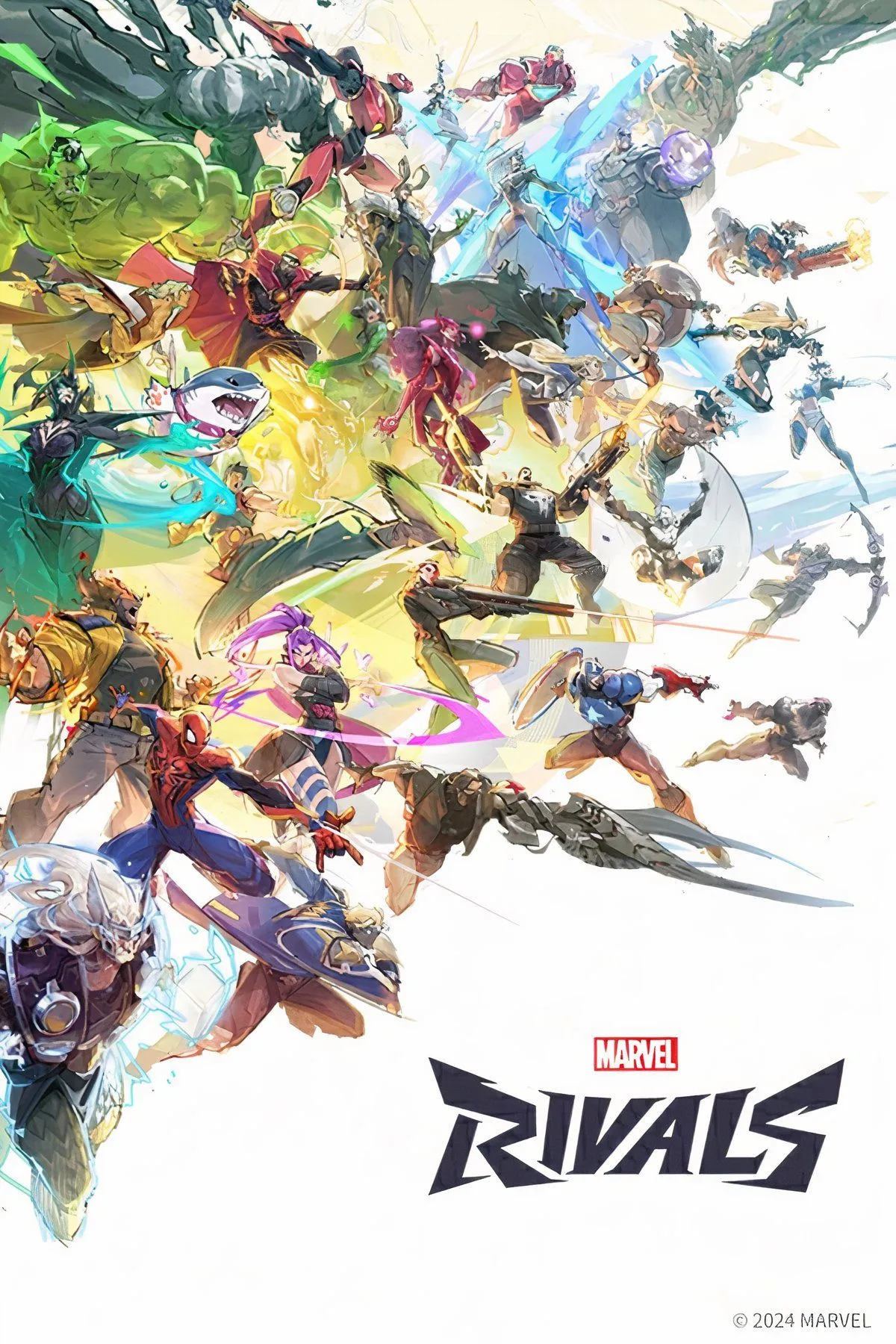 Hình ảnh quảng bá nhân vật game Marvel Rivals