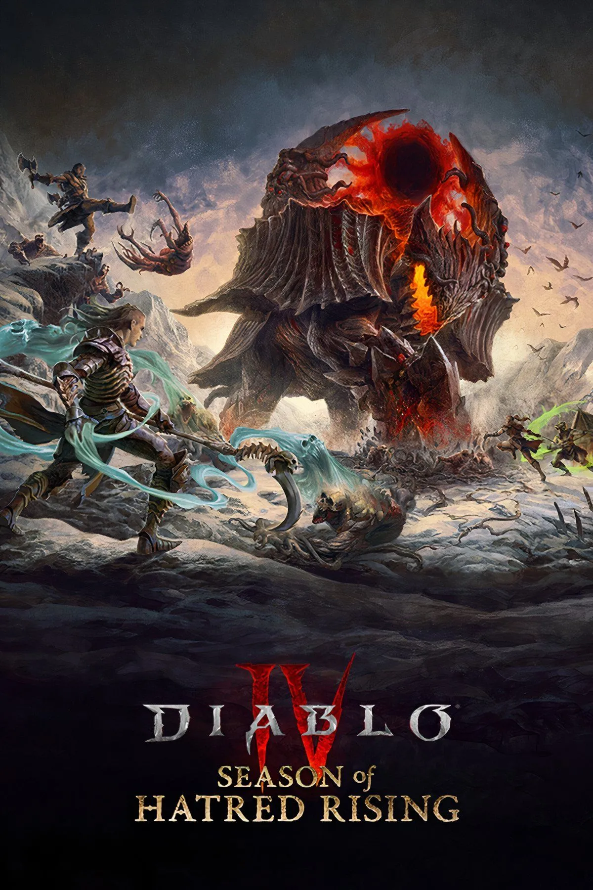 Hình ảnh tổng hợp sự kiện Diablo hợp tác Berserk với các nhân vật và trang bị đặc trưng.