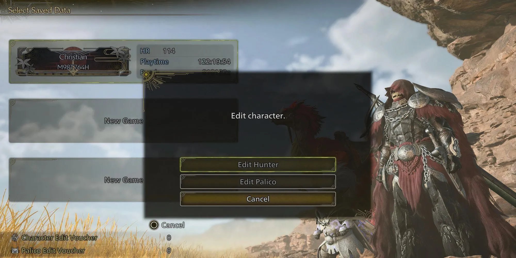 Hướng dẫn các bước chia sẻ mã tạo nhân vật Monster Hunter Wilds với bạn bè