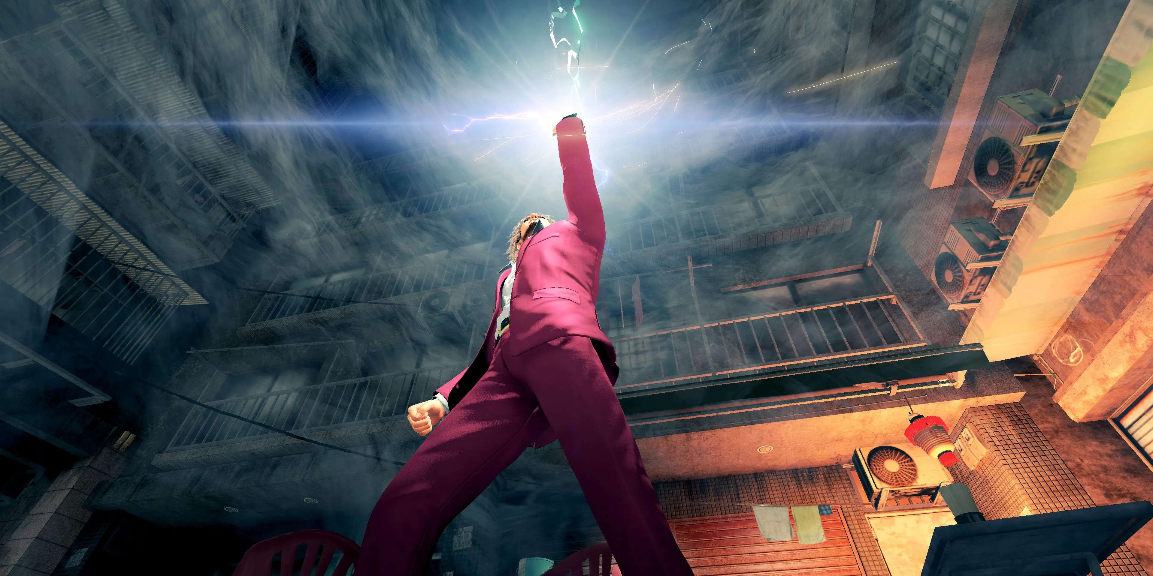 Ichiban sử dụng một phép triệu hồi trong Yakuza: Like a Dragon cực kỳ hài hước