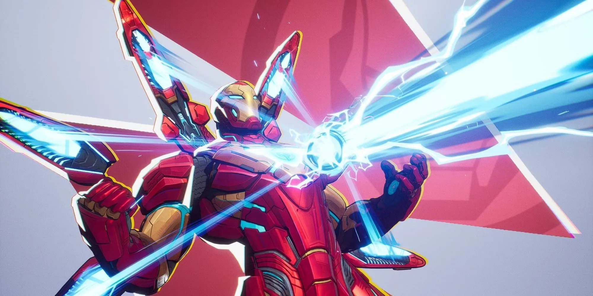 Iron Man bay lượn tấn công The Thing từ xa trong Marvel Rivals