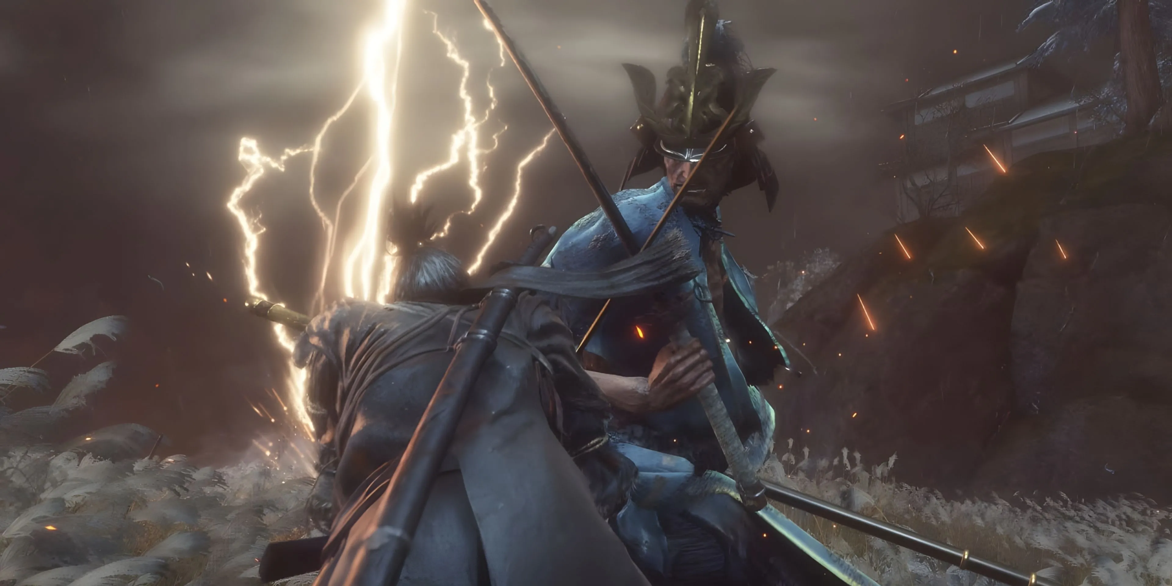Isshin, the Sword Saint, trong trận đấu trùm cuối của Sekiro: Shadows Die Twice