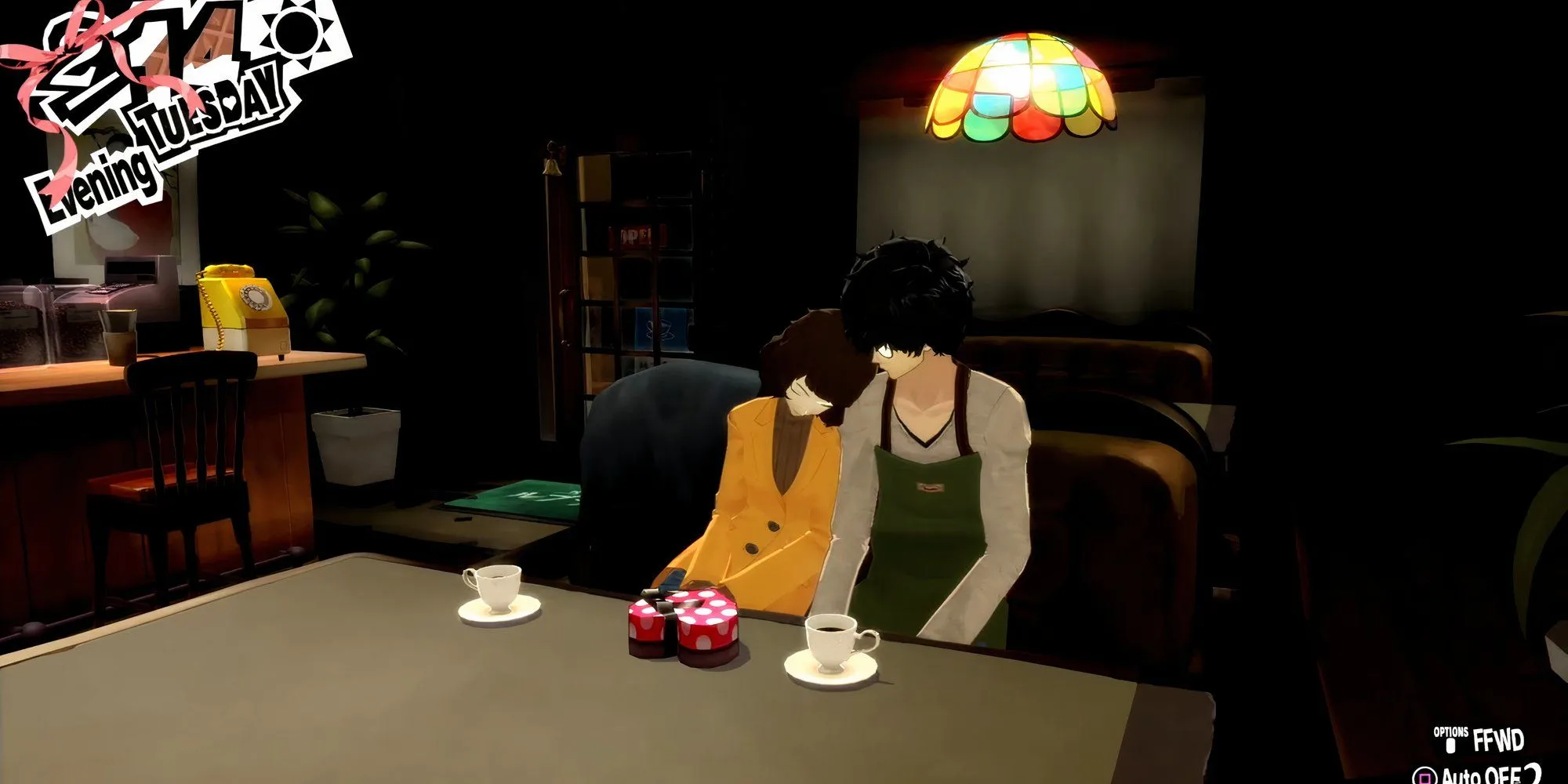 Joker và Kawakami hẹn hò vào ngày Valentine trong Persona 5 Royal