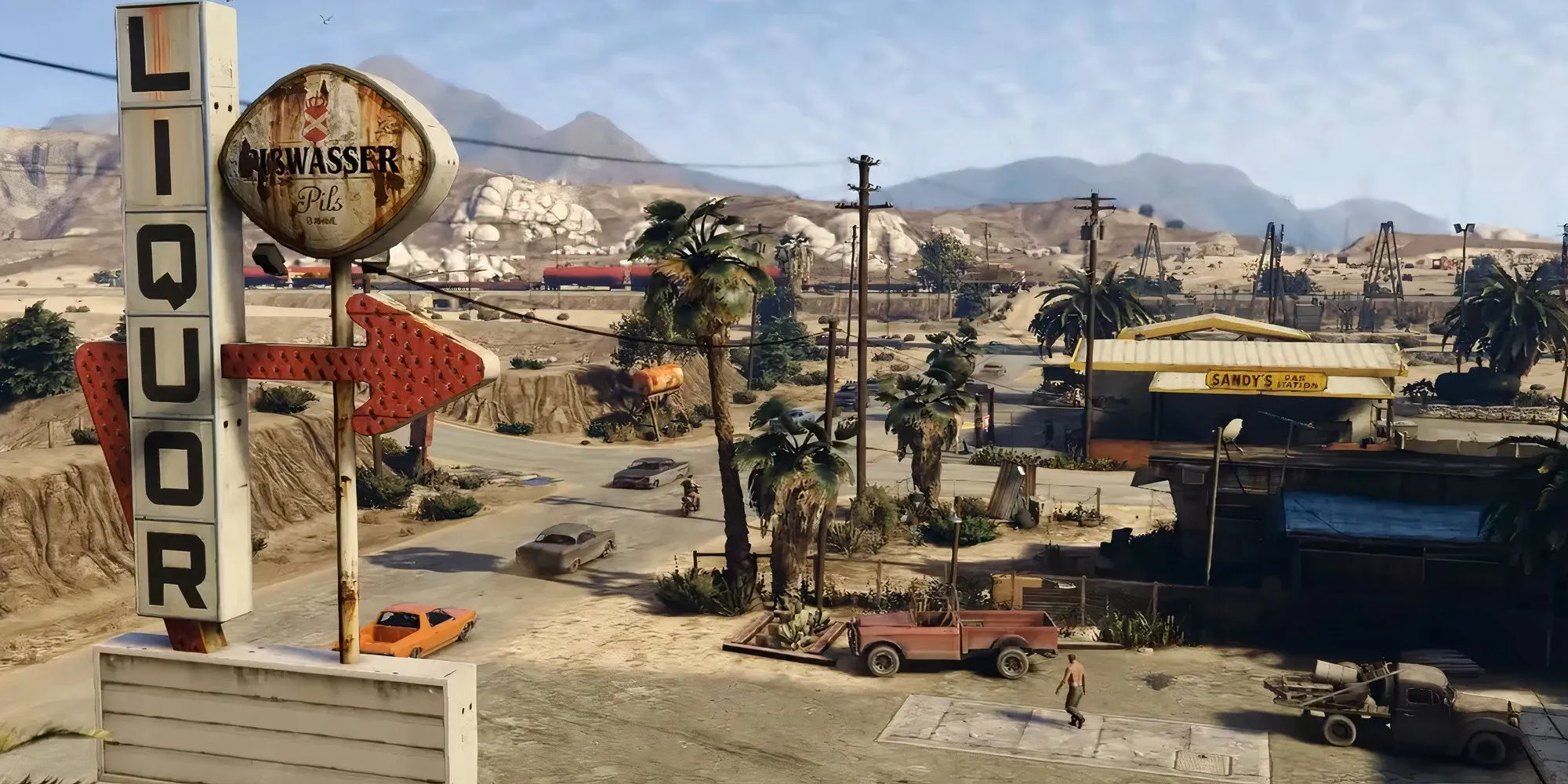 Khung cảnh sa mạc từ GTA 5.