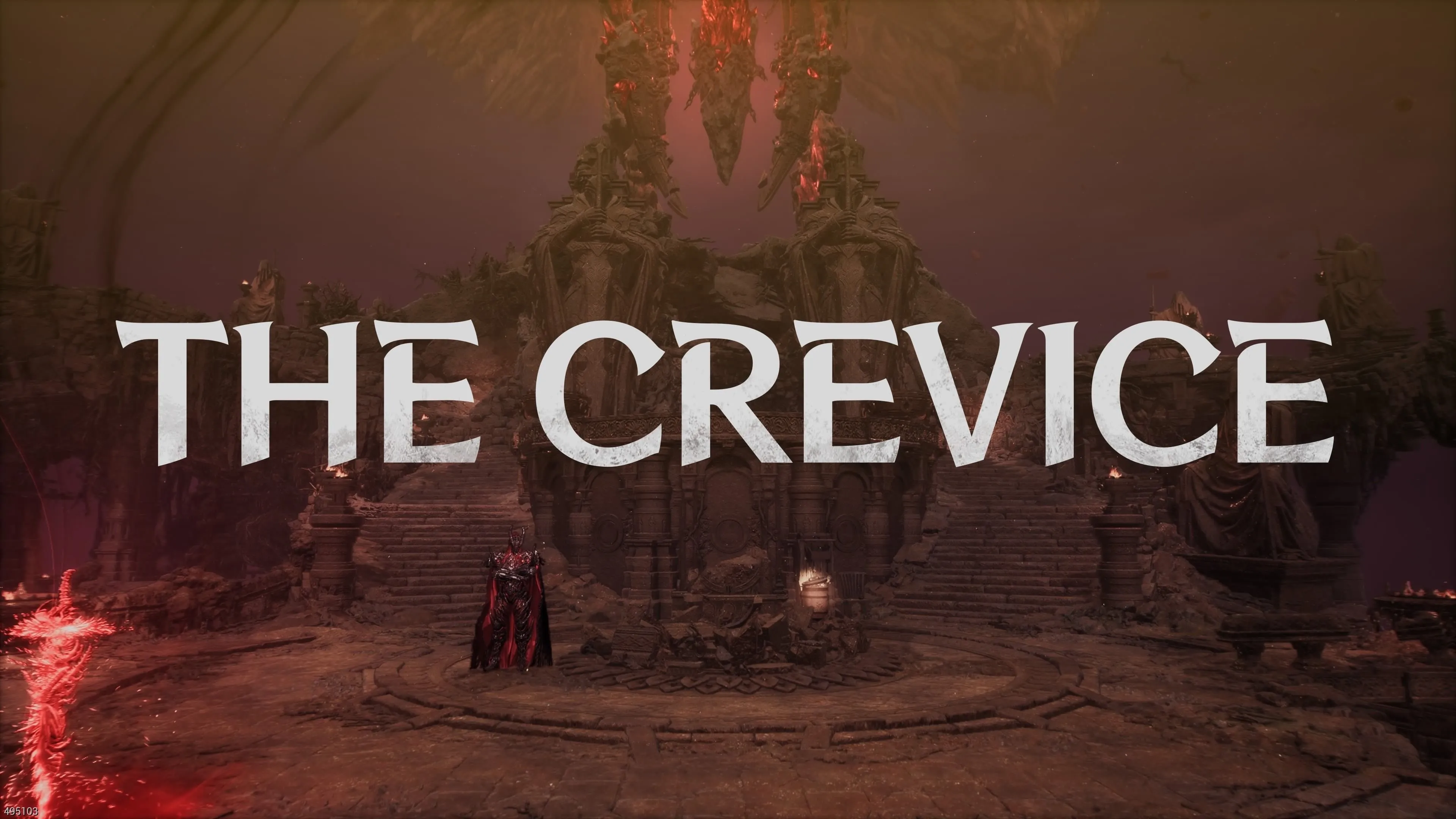 Khung cảnh The Crevice - khu vực trung tâm trong The First Berserker Khazan
