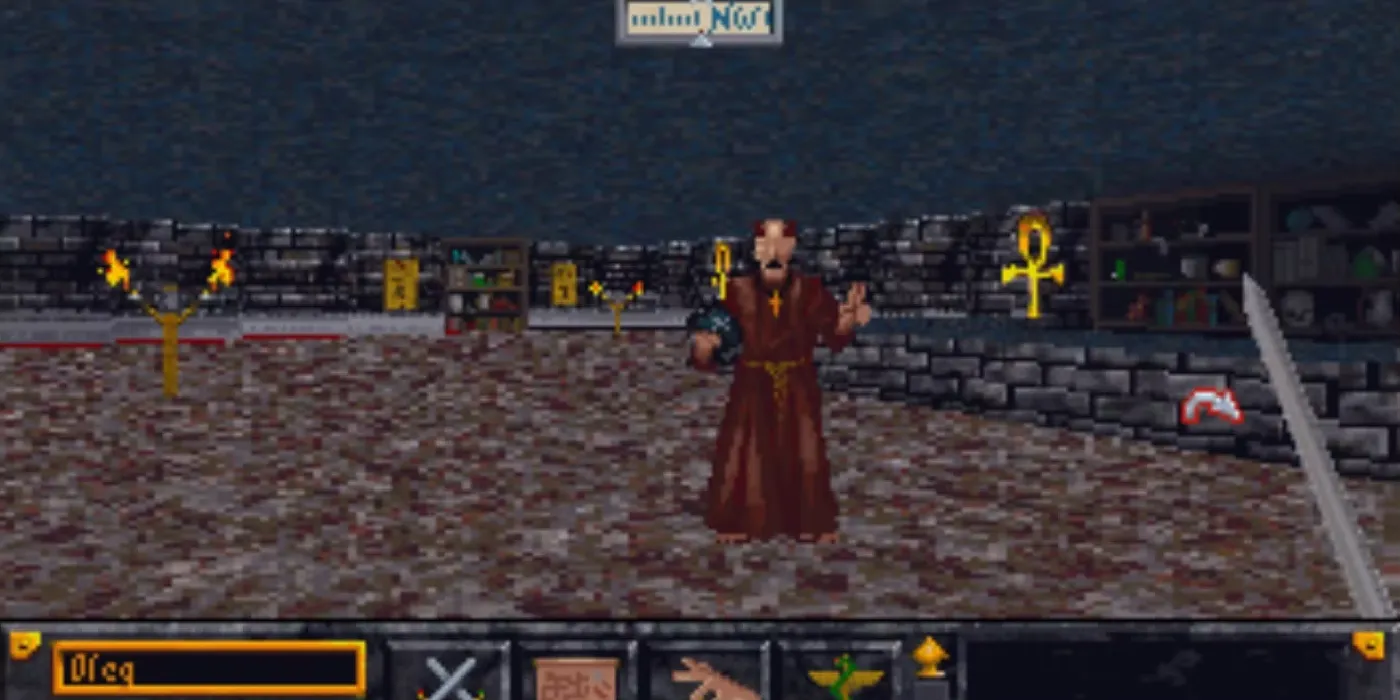 Logo chính thức của tựa game The Elder Scrolls Arena