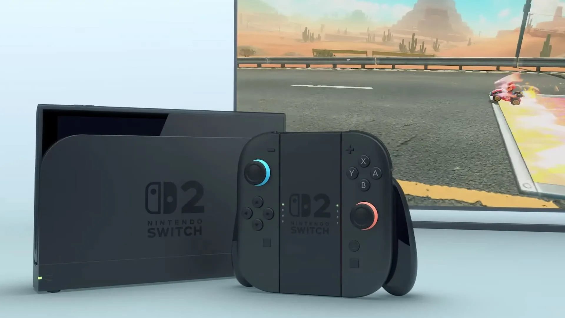 Logo Nintendo Switch 2 trên nền sự kiện Nintendo Direct, hé lộ tương lai của Amiibo