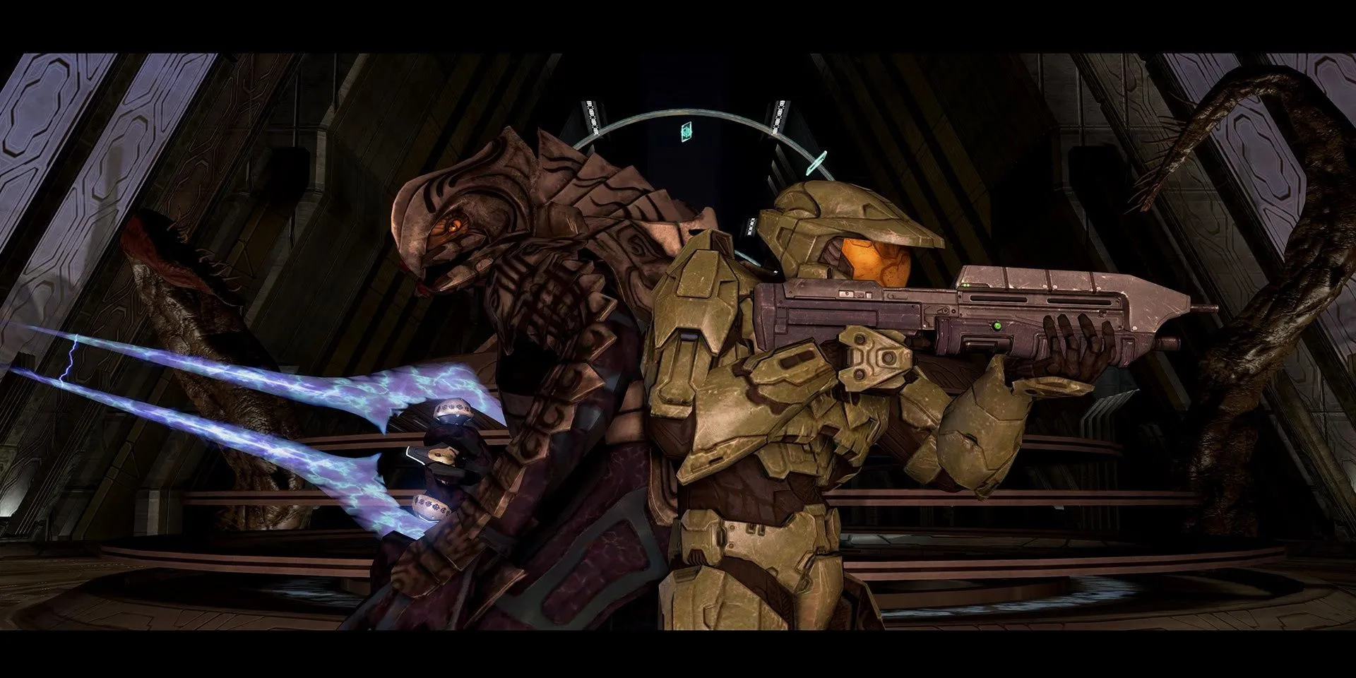 Master Chief và Arbiter kề vai chiến đấu trong Halo 3