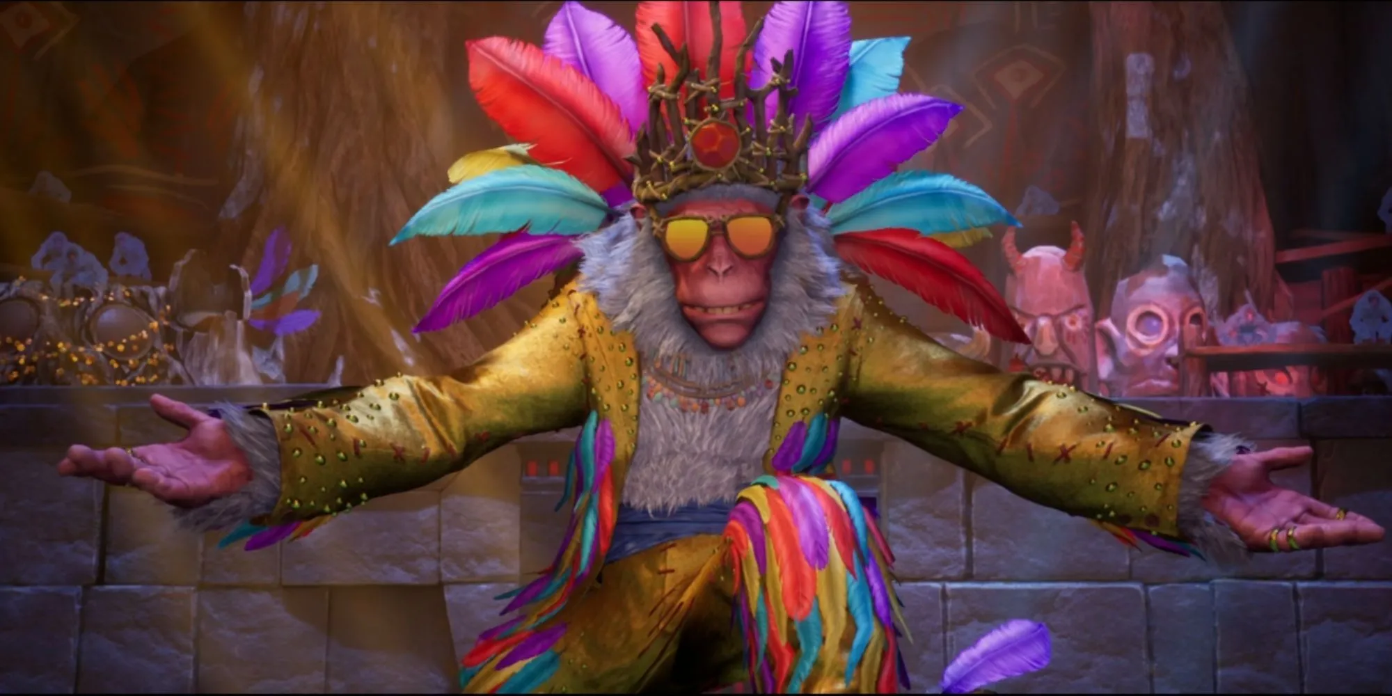 Mio và Zoe tham gia thử thách nhảy cùng Monkey King trong màn It Takes Three To Tango