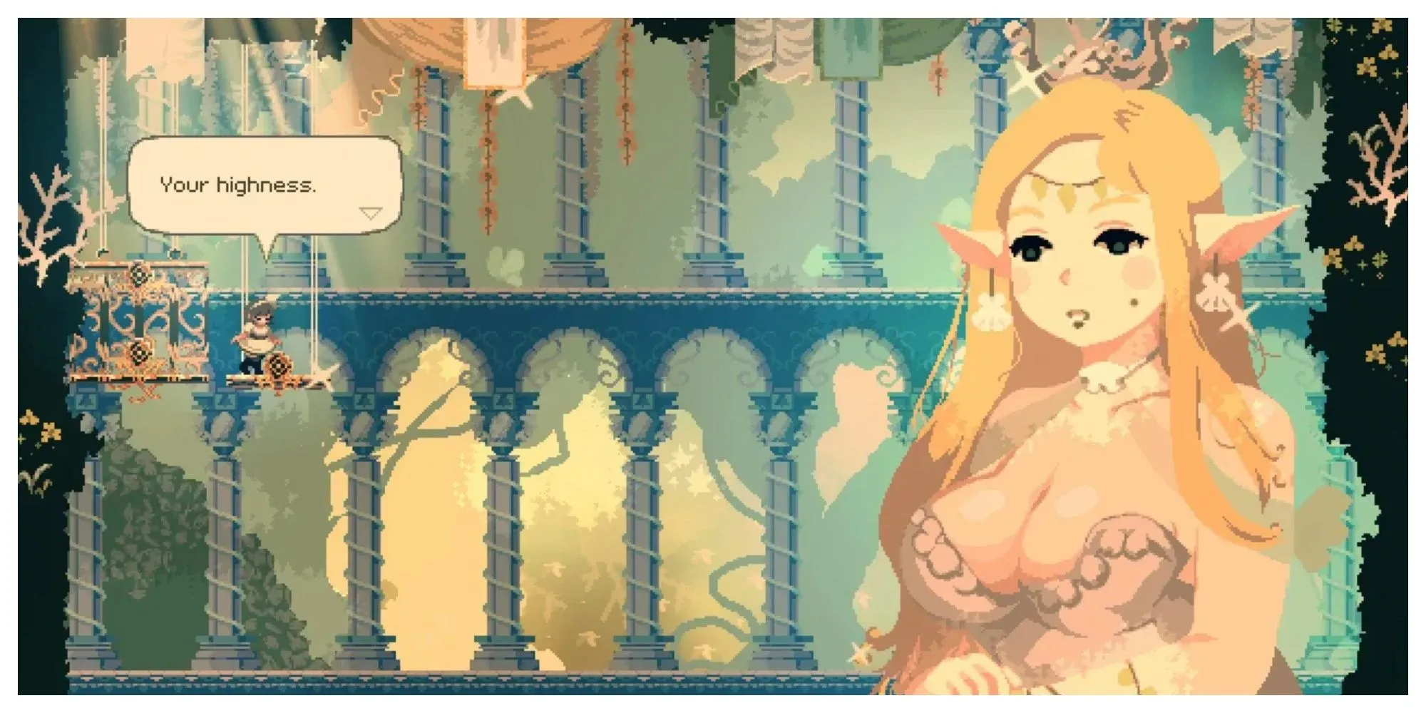 Momodora: Moonlit Farewell - thế giới Metroidvania pixel art đẹp dịu dàng