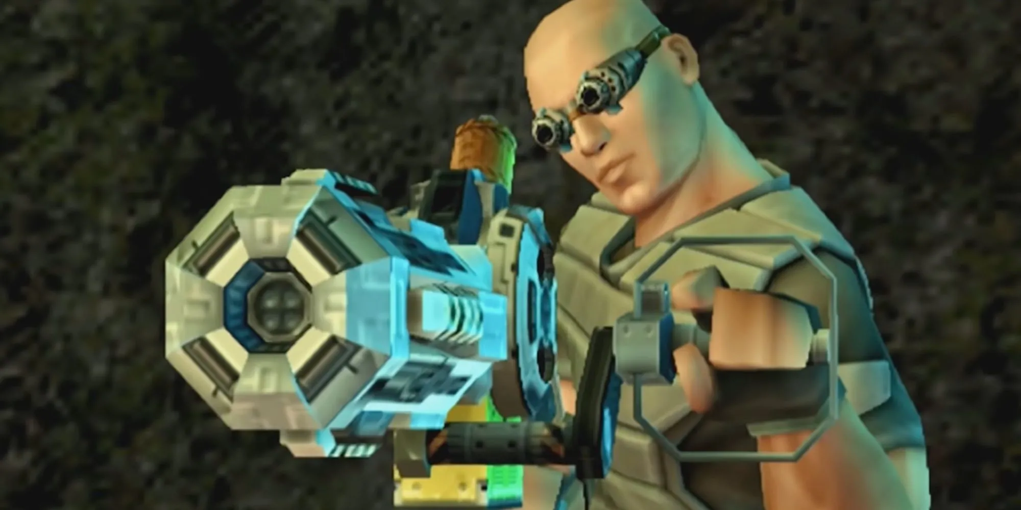 Một cảnh chiến đấu trong game TimeSplitters: Future Perfect