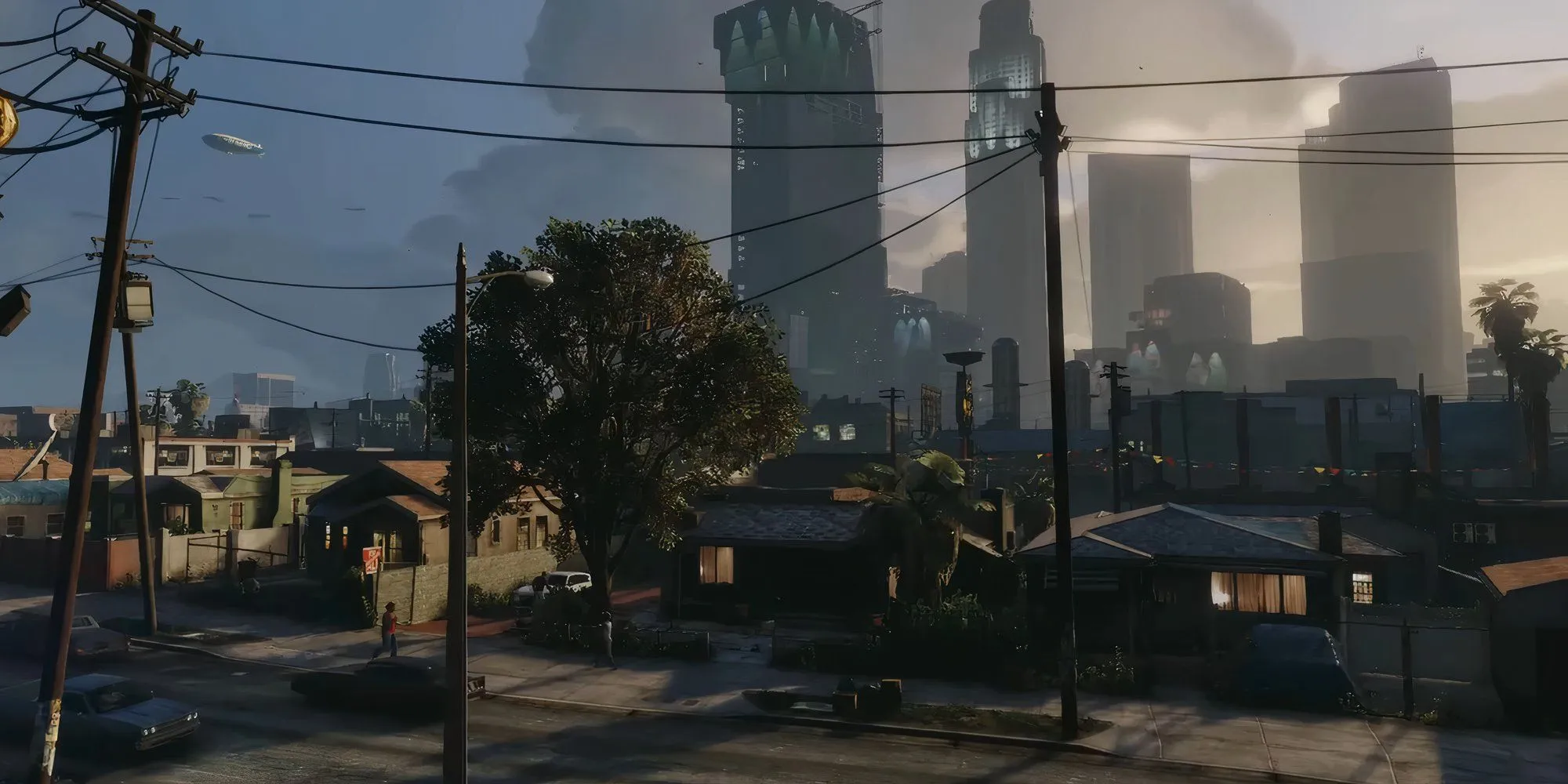 Một cảnh quan của Los Santos từ GTA V.