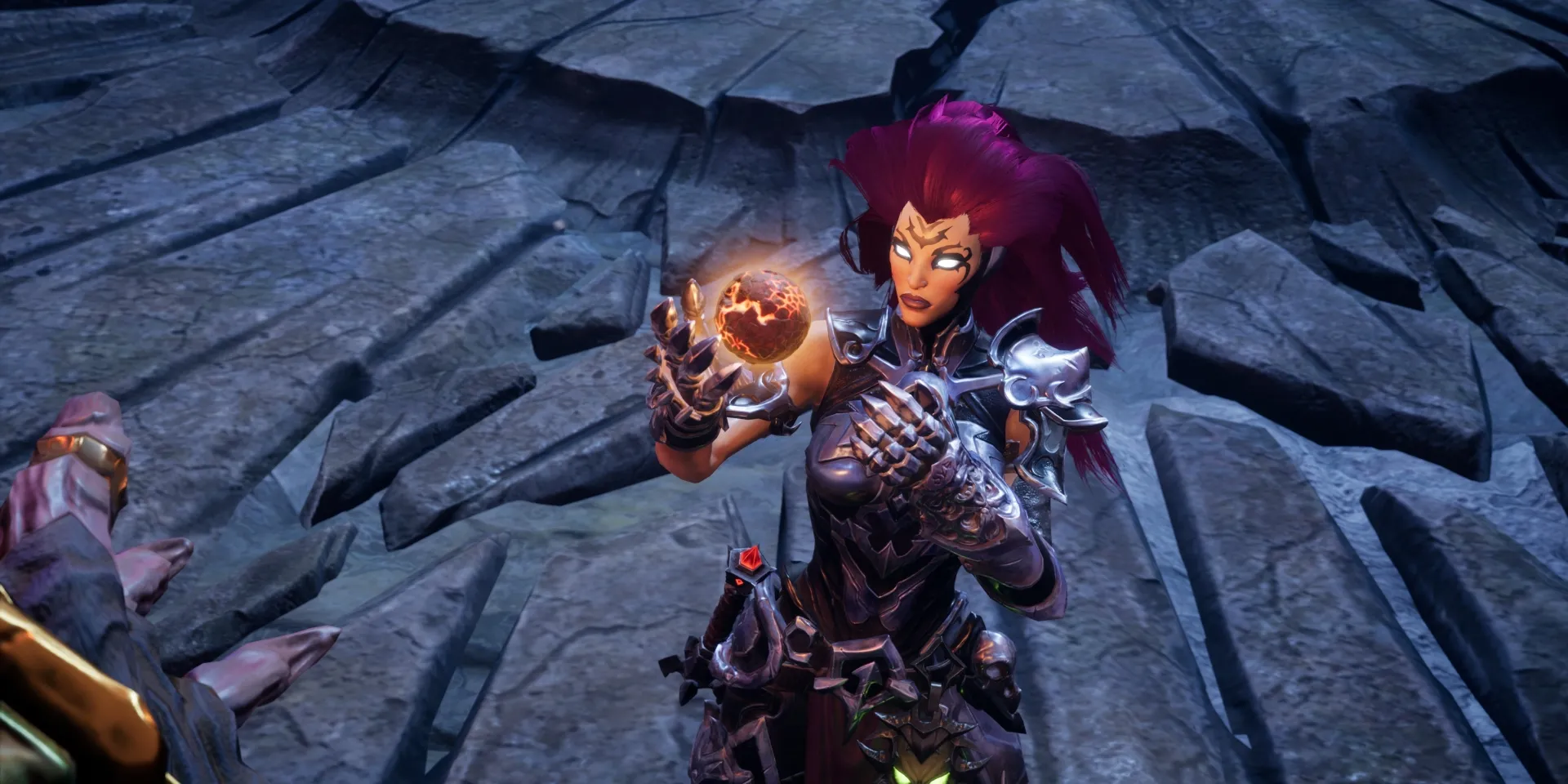 Một hình ảnh của Fury trong Darksiders 3, tựa game hành động nhập vai thế giới mở.