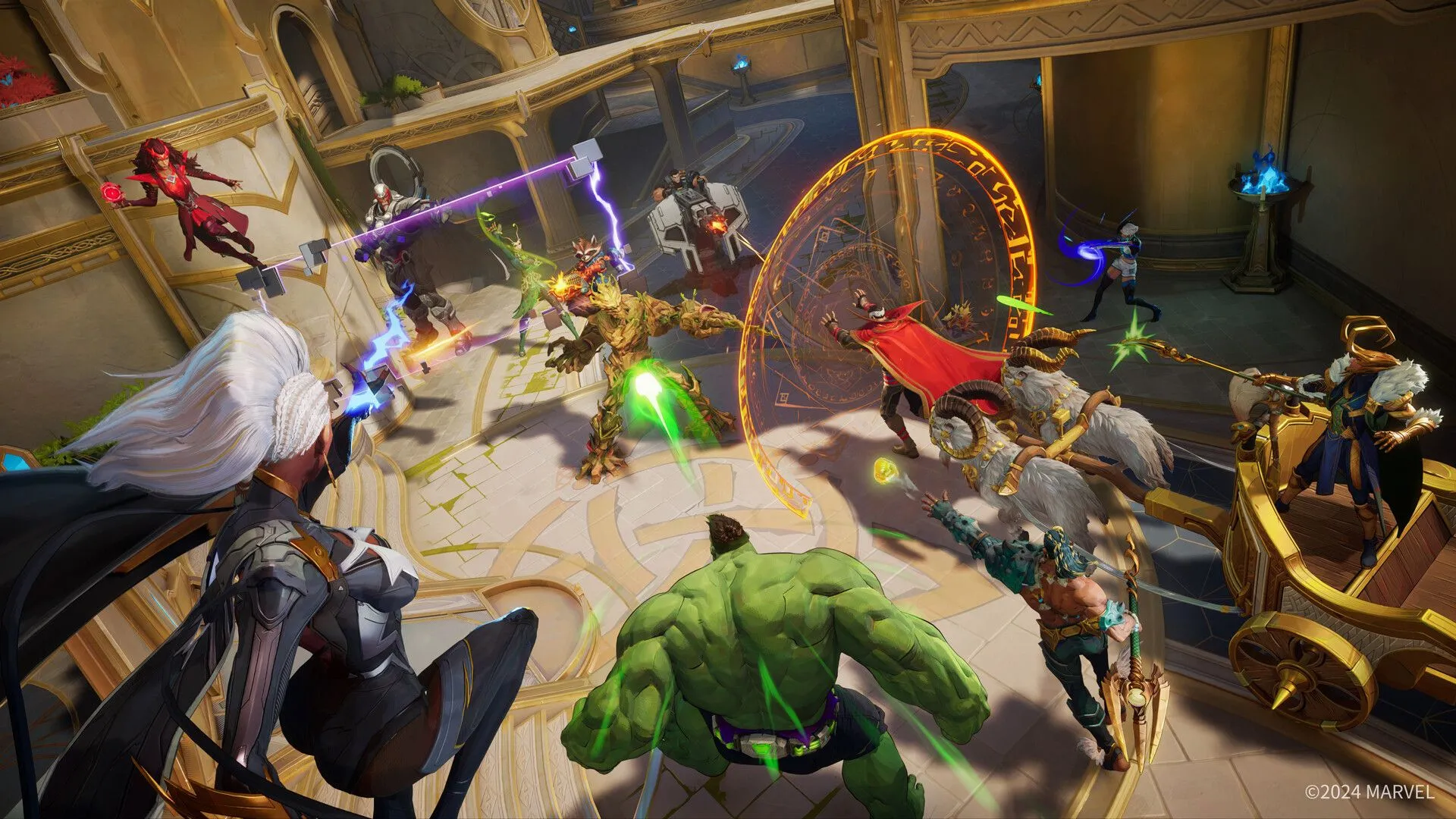 Một trận đấu kịch tính giữa các hero Marvel Rivals
