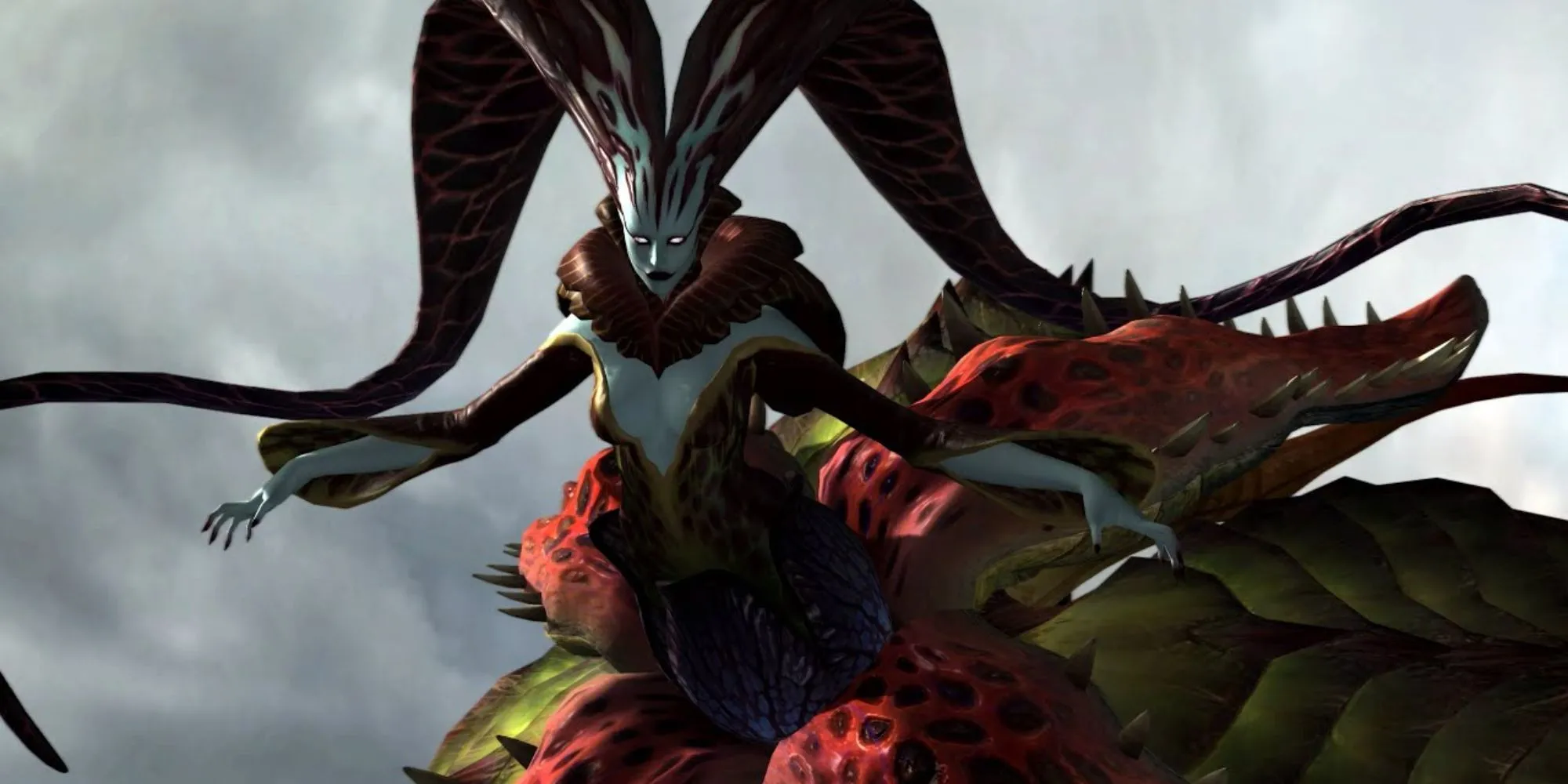 Nero đối đầu Echidna trùm cây trong Devil May Cry 4